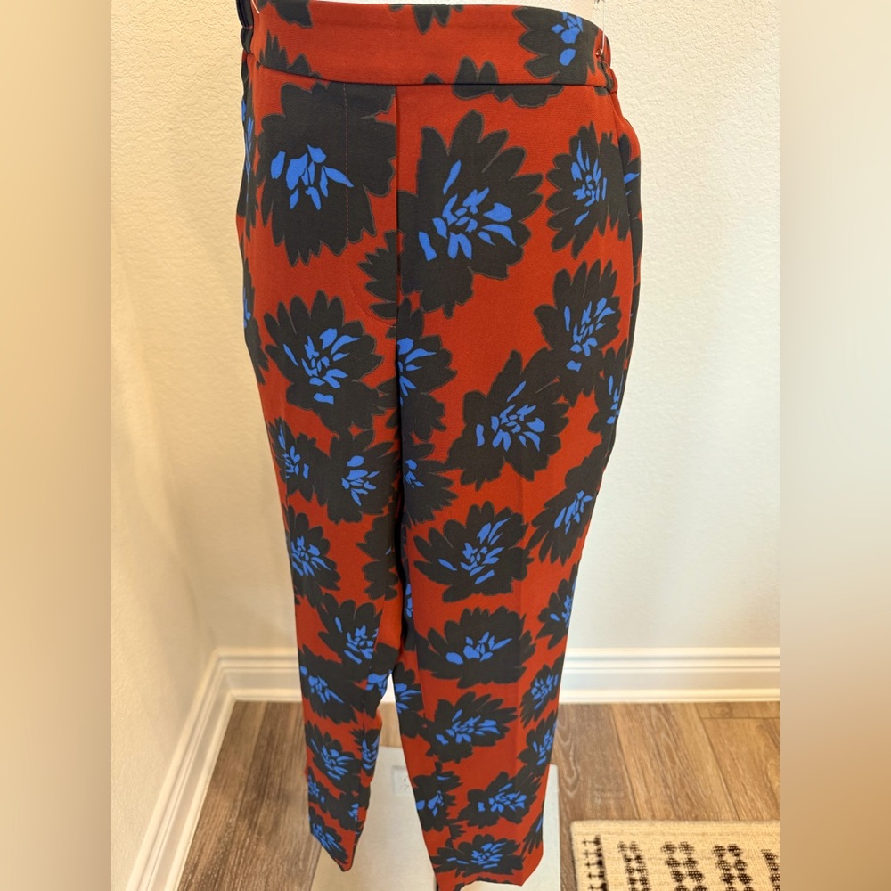 J.Crew Women’s Stretch Floral Print Pants - Size 10